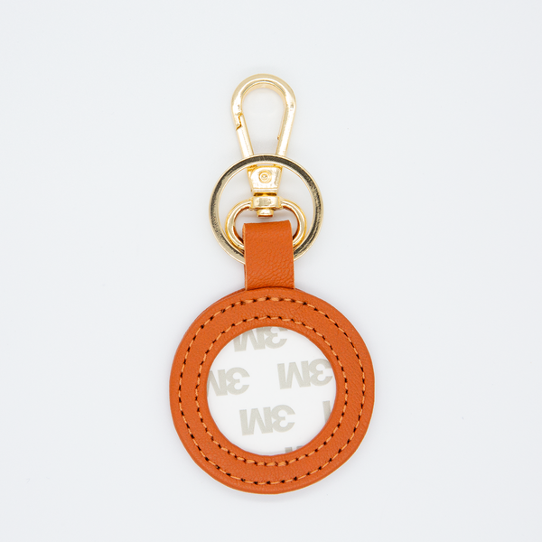 Planet Earth Self-Finishing Leather Key Fob