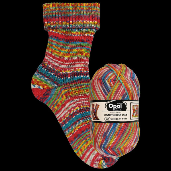 OPAL sock yarn after Hundertwasser