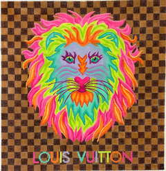 Lion Head Louis Vuitton (PL-573) - Needlepoint Joint
