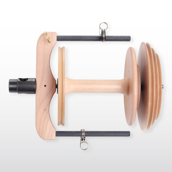 Ashford Sliding Hook Flyer Double Drive with Sliding Hook Flyer Double Drive Bobbin (Jumbo)