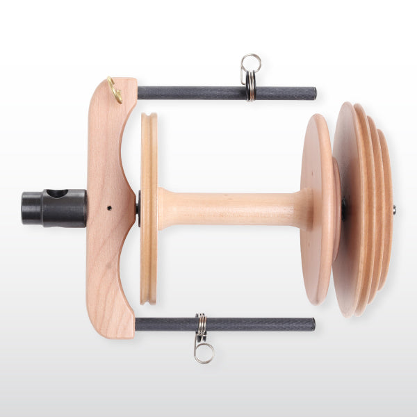 Ashford Sliding Hook Flyer Double Drive with Sliding Hook Flyer Double Drive Bobbin (Jumbo)