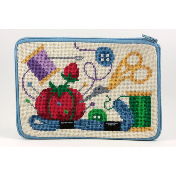 Stitch & Zip Needlepoint Purse