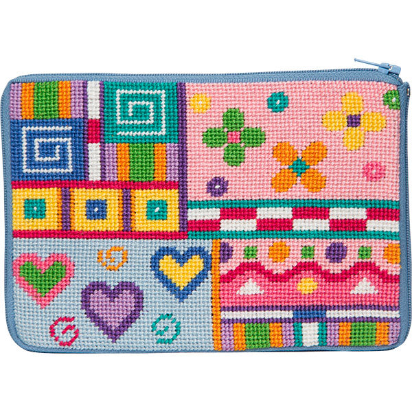Stitch & Zip Needlepoint Purse