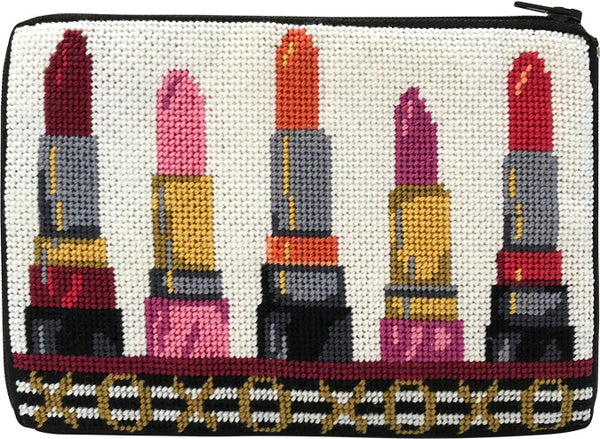 Stitch & Zip Needlepoint Purse