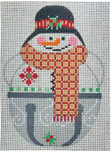Jingle Snowman - Black Hat with Band (CH-1498)