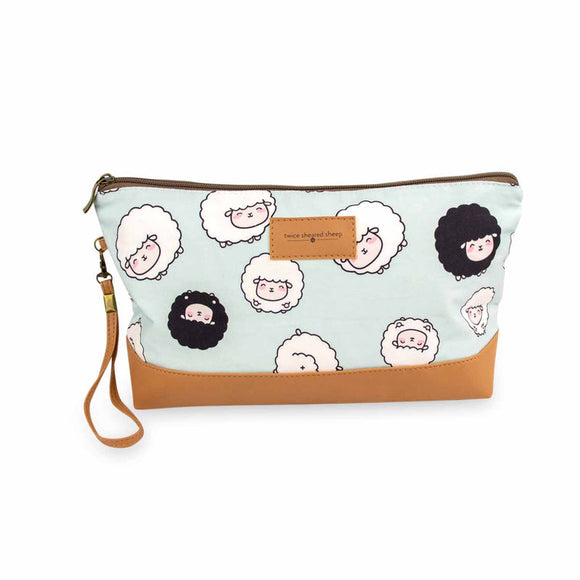 Twice Sheared Sheep Trinty Bag - Small Zippered Project Bag