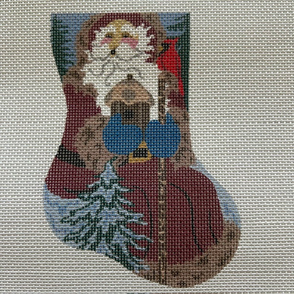 Woodland Santa Mini Stocking