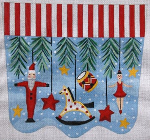 Primitive Ornaments w/Horse Stocking Cuff (XC-13)