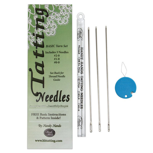 Yarn Tatting Needle Thread Set (Size 0, 1, 2)