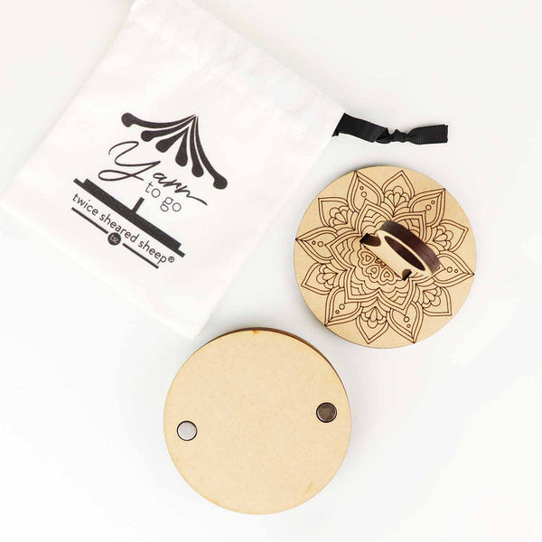 Twice Sheared Sheep Yarn to Go Carousels (no wrist strap)