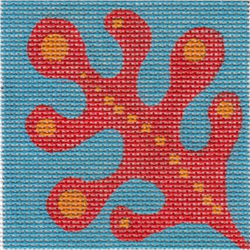 ZE-632 Red Oak Leaf Square