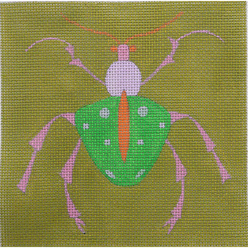 ZE-981 Pink Head Green Body Bug