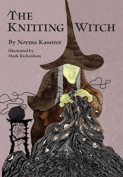 Knitting Witch by Norma Kassirer