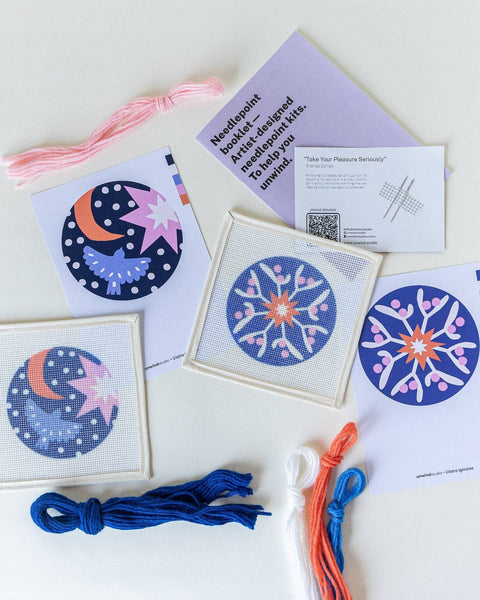 Christmas Night Needlepoint Ornament Kit