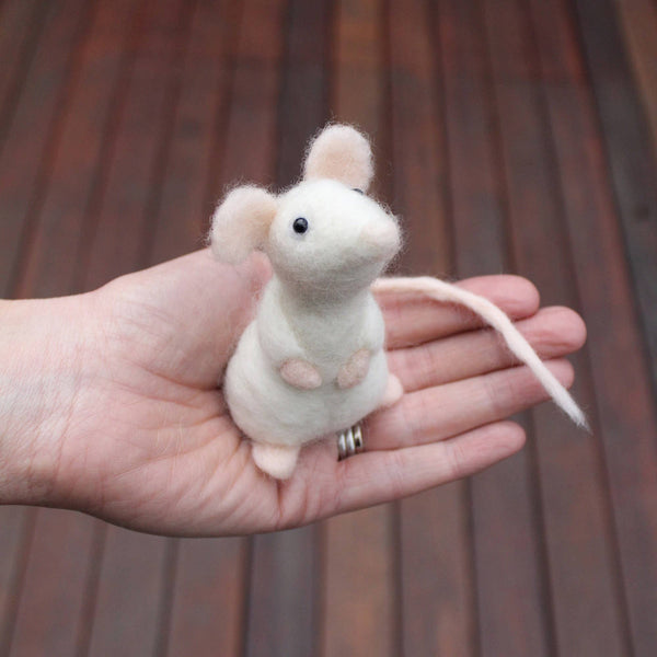 Needle Felting Kit - Mouse - Learn To Make TWO Cute Mice