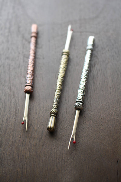 Engraved Seam Rippers: Antique Copper