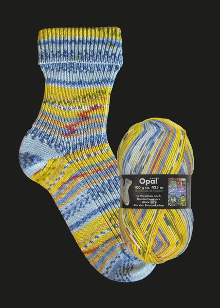 OPAL sock yarn after Hundertwasser