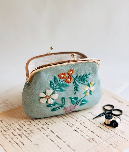 Vintage Floral Purse Kit (#ZW4754)