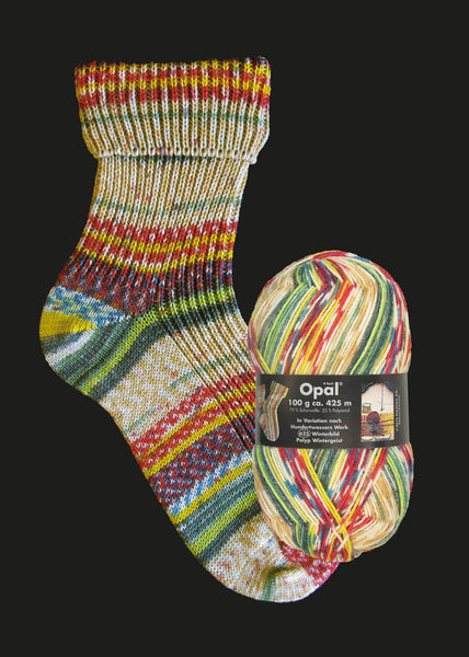 OPAL sock yarn after Hundertwasser