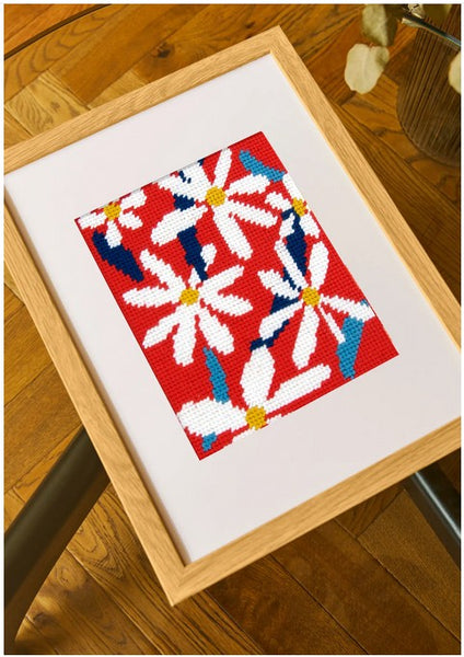 Abstract Flowers (by Bethan Haf Jones) Easy Tapestry & Needlepoint Kit