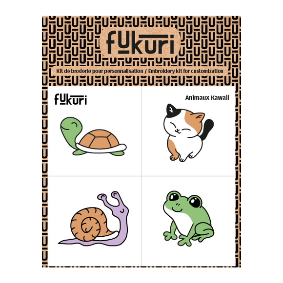 Fukuri Embroidery board - Kawaii animals