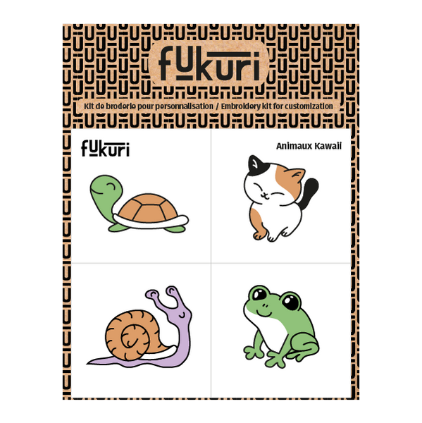 Fukuri Embroidery board - Kawaii animals