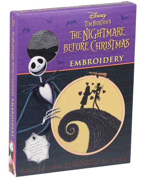 Disney Tim Burton's The Nightmare Before Christmas Embroidery by Deborah Wilding: Kit