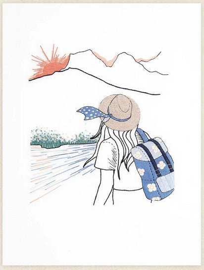 DMC Backpacker Embroidery Kit