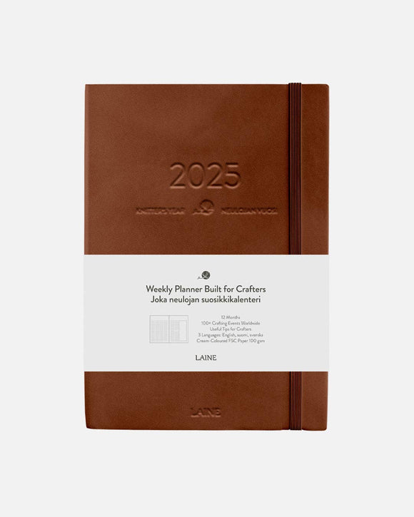 Knitter's Year 2026 Calendar: Brown