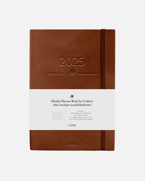 Knitter's Year 2026 Calendar: Brown