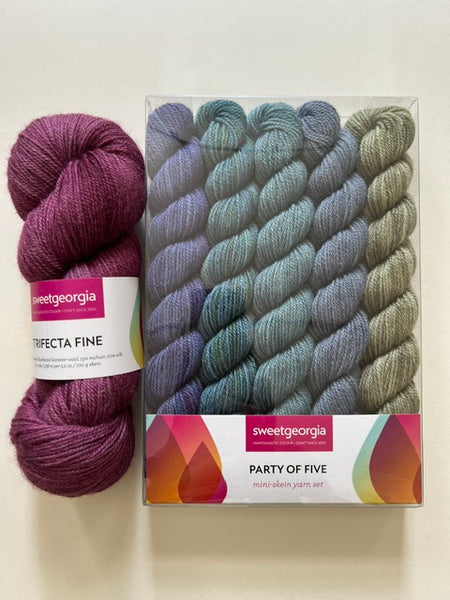 Hebe Sunset Scarf Hit by SweetGeorgia
