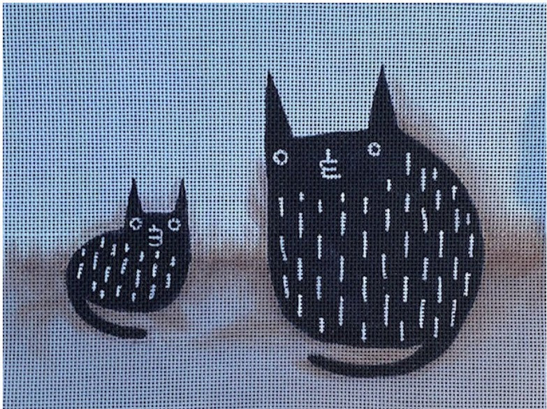 BLACK CATページ Black Cat (M-2252) - Needlepoint Joint