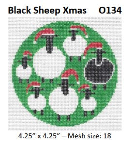 O134 Black Sheep Ornament