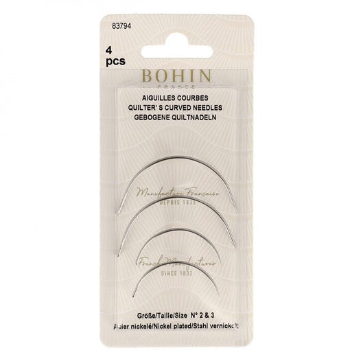 Bohin Quilter's Curved Needles