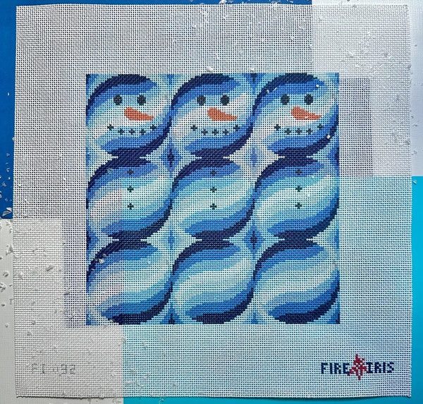 Brr-Gello (Snowman Bargello)