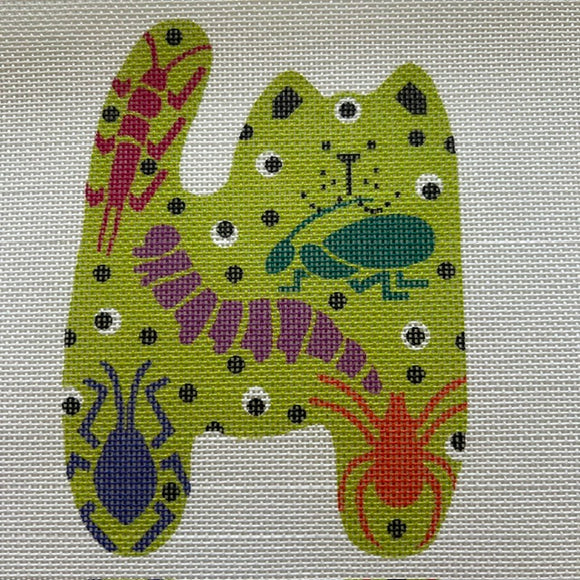 Bug Eyes Cat Ornament