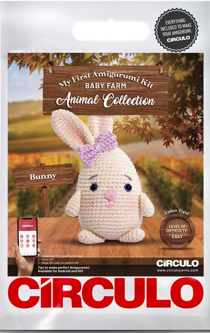 Amigurumi Baby Farm Animal Crochet Kit (Beginner)