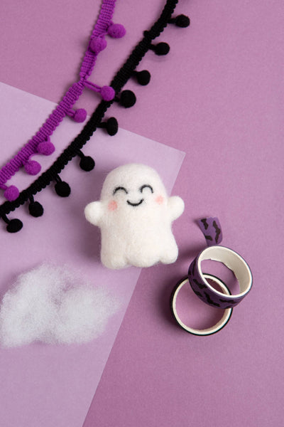 Happy Ghost Mini Needle Felting Kit