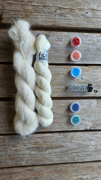 Painting with Beads Scarf Kit