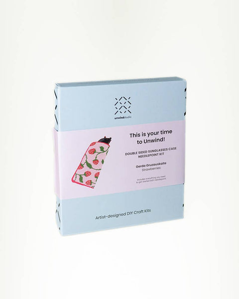 Marinière Needlepoint Sunglasses Case Kit