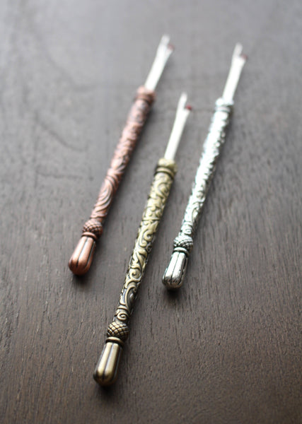 Engraved Seam Rippers: Antique Copper