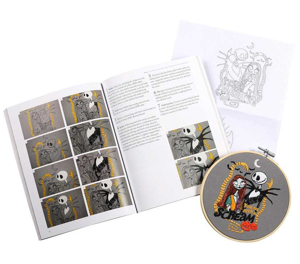 Disney Tim Burton's The Nightmare Before Christmas Embroidery by Deborah Wilding: Kit