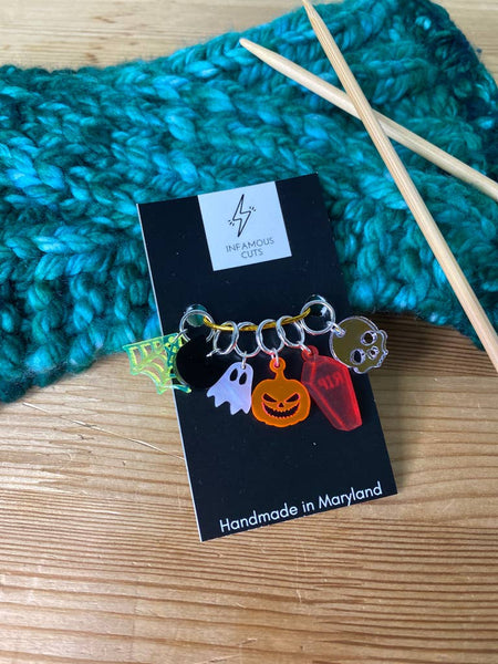 Spooky Halloween Knitting Stitch Markers