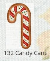 Candy Cane Cookie Ornament (132)