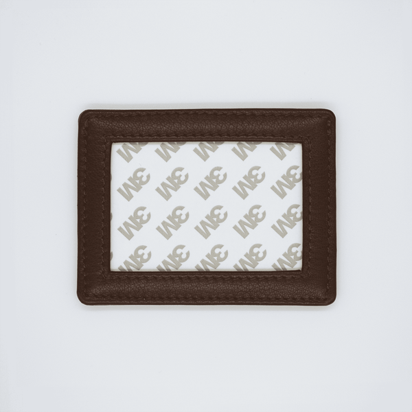 Planet Earth Self-Finishing Leather Credit Card Holder