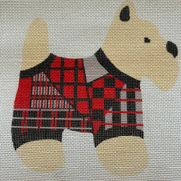 Checkers Dog Ornament