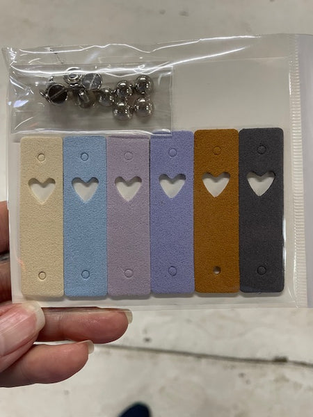 Coley International Leather Tags w/stud