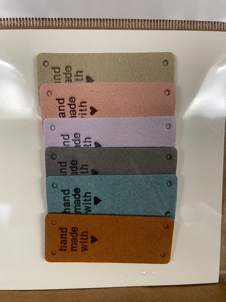Coley International Leather Tags w/stud