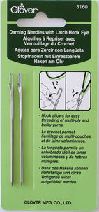 Clover Darning Needle with Latch Hook Eye