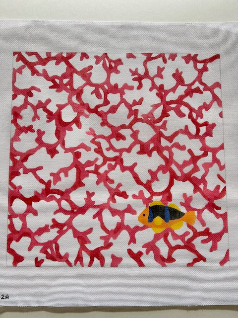 SI192A Coral with Fish (Red)